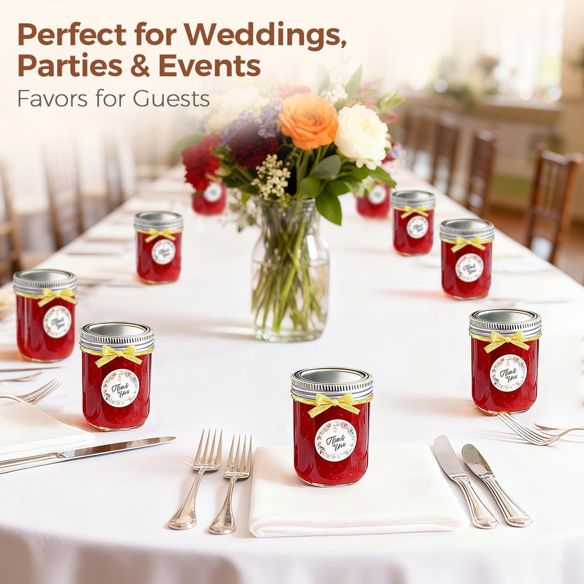 16 oz Wide Mouth Mason Jars 4 Pack A534