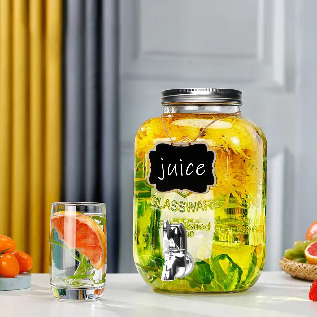 1-Gallon Beverage Dispenser 2 Pack with Stand N114