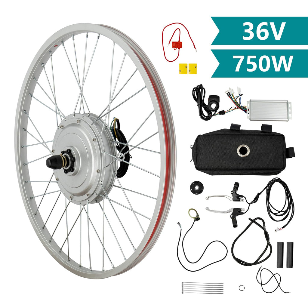 36V 750W Front Brushless Motor Electric Bicycle Conversion Kit Q570