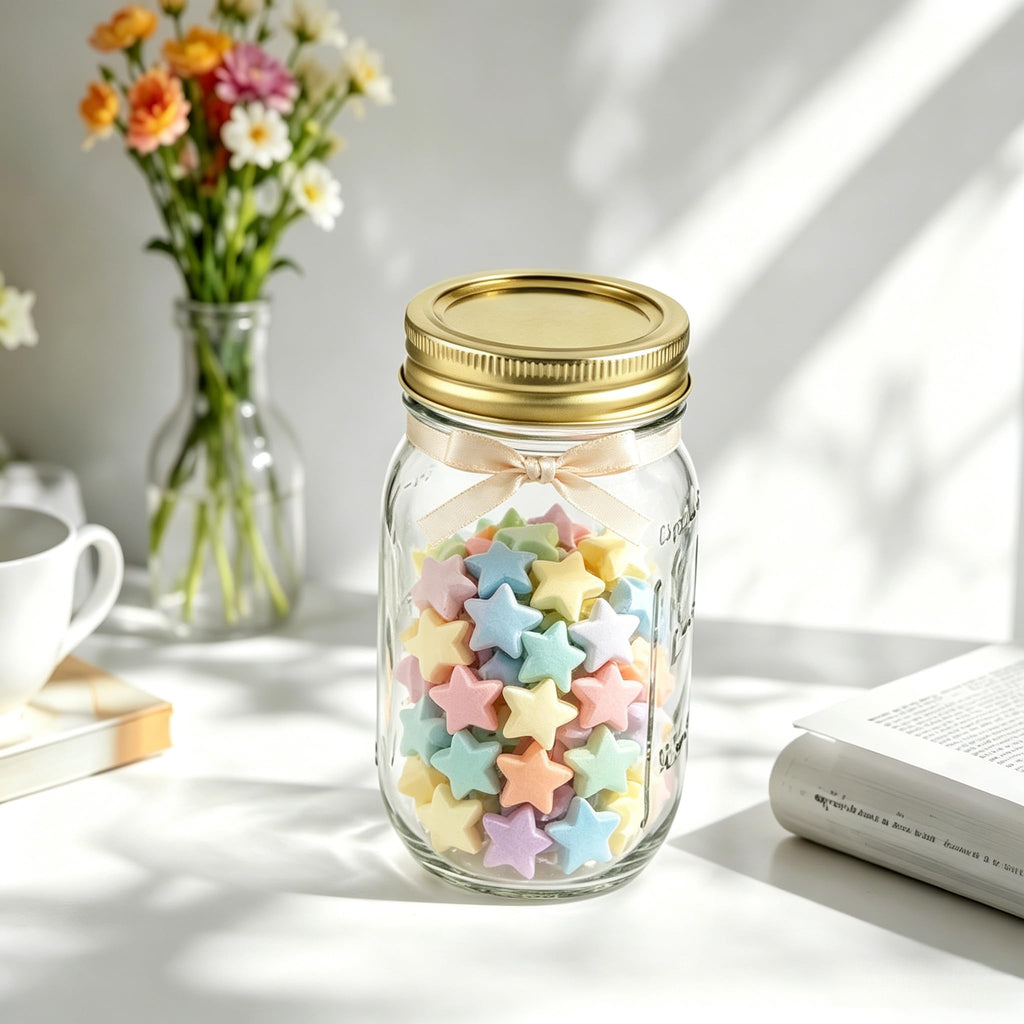 16 oz Glass Mason Jars with Lids and Bands, 12 Pack A797
