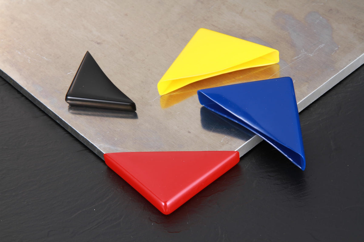 Yellow Vinyl Plastic Corner Cap, Pack of 30 Z7388