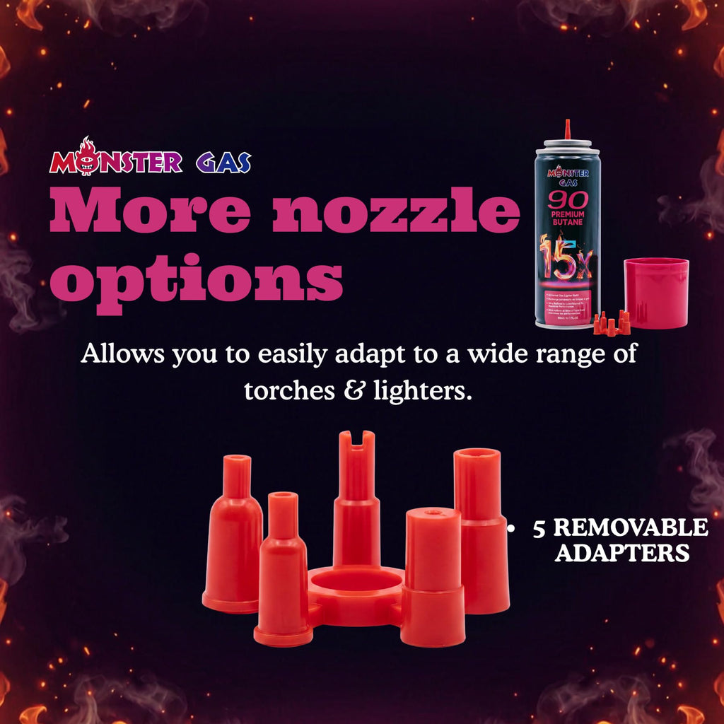 15x Ultra-Pure Butane Fuel Canisters 90ml Q468