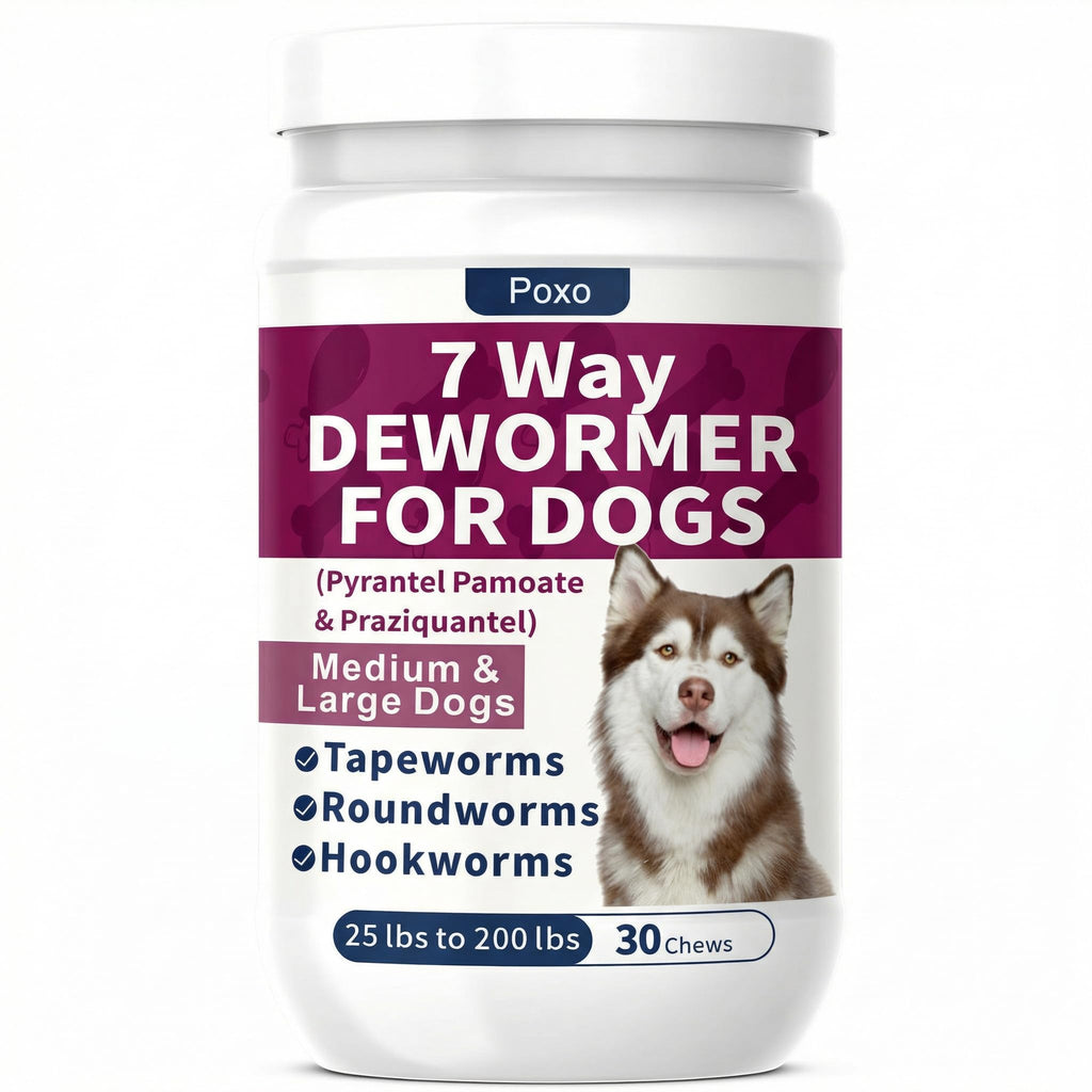 7-Way Dewormer for Dogs, 30 Tablets F614