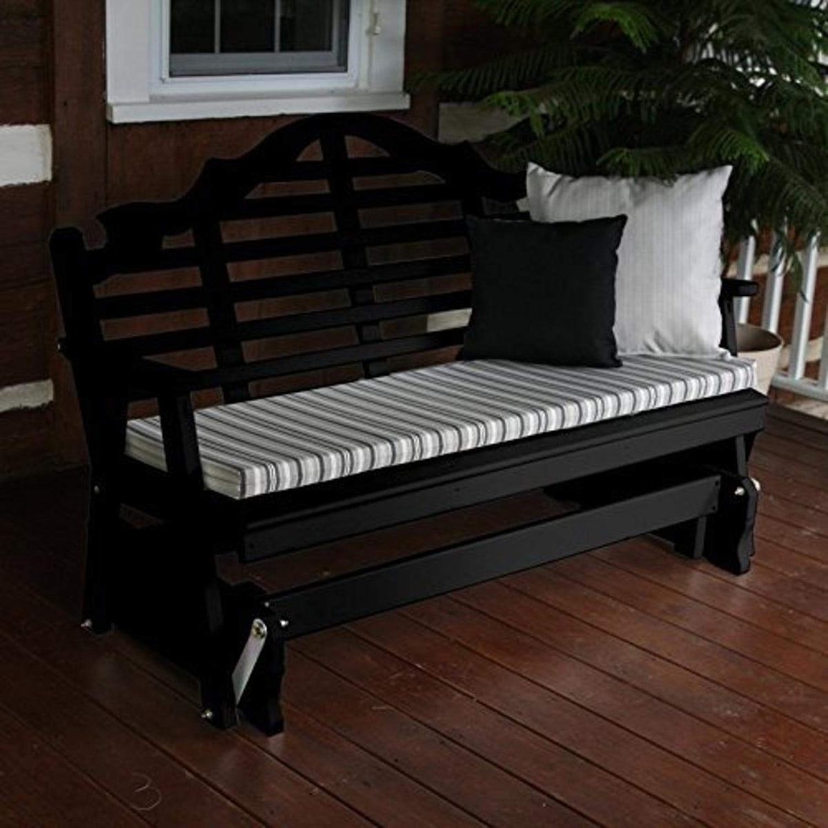 Yellow Pine Glider Bench Q48656
