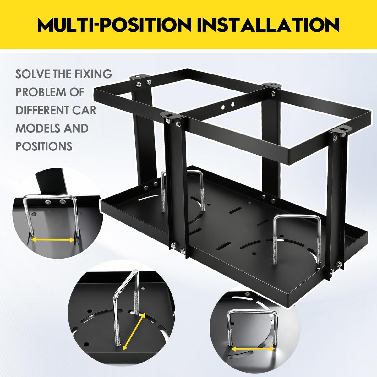 Gas Can Holder with Locking Strap H5298