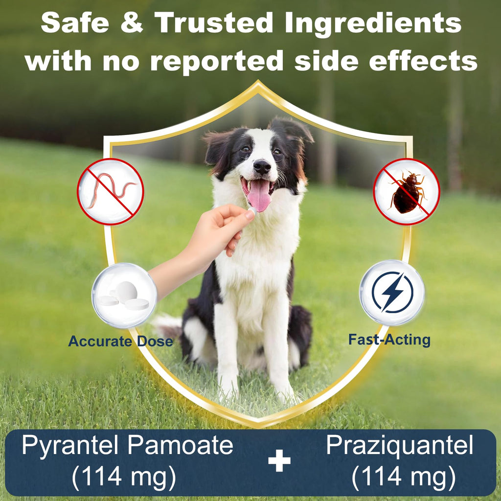 7-Way Dewormer for Dogs, 30 Tablets F614