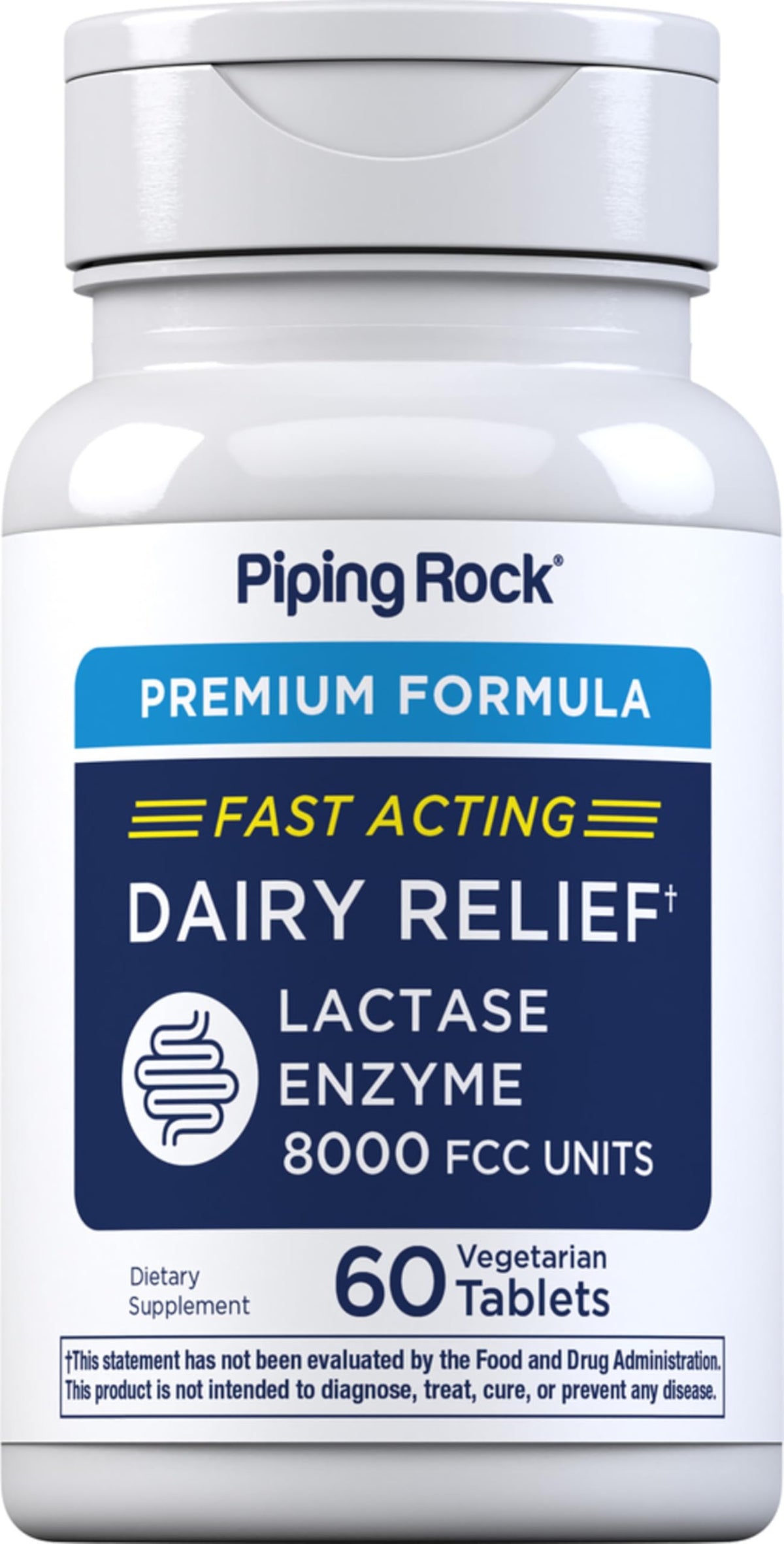 Lactase Enzyme 8000 FCC 60 Tablets H97086