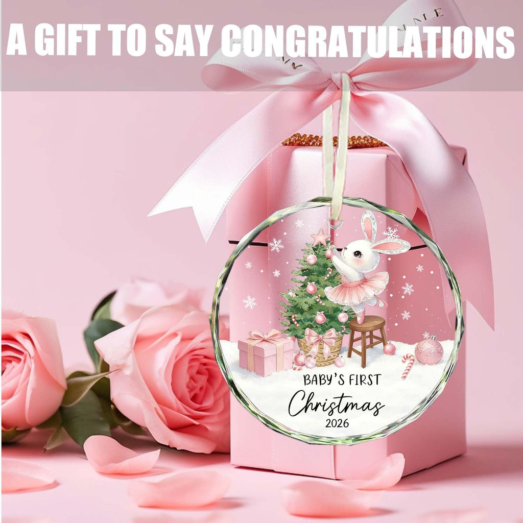 Baby Girl First Christmas Ornament D11798