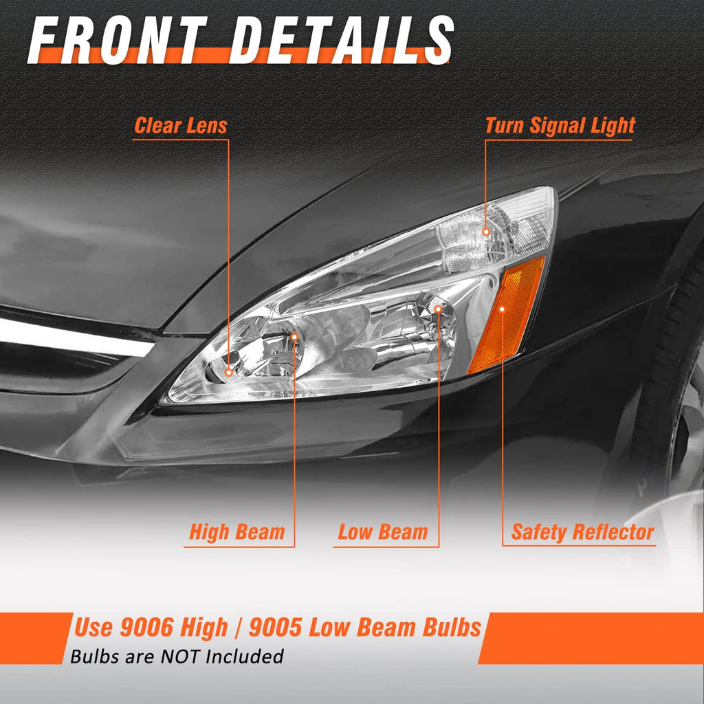2003-2007 Honda Accord Headlights X58174