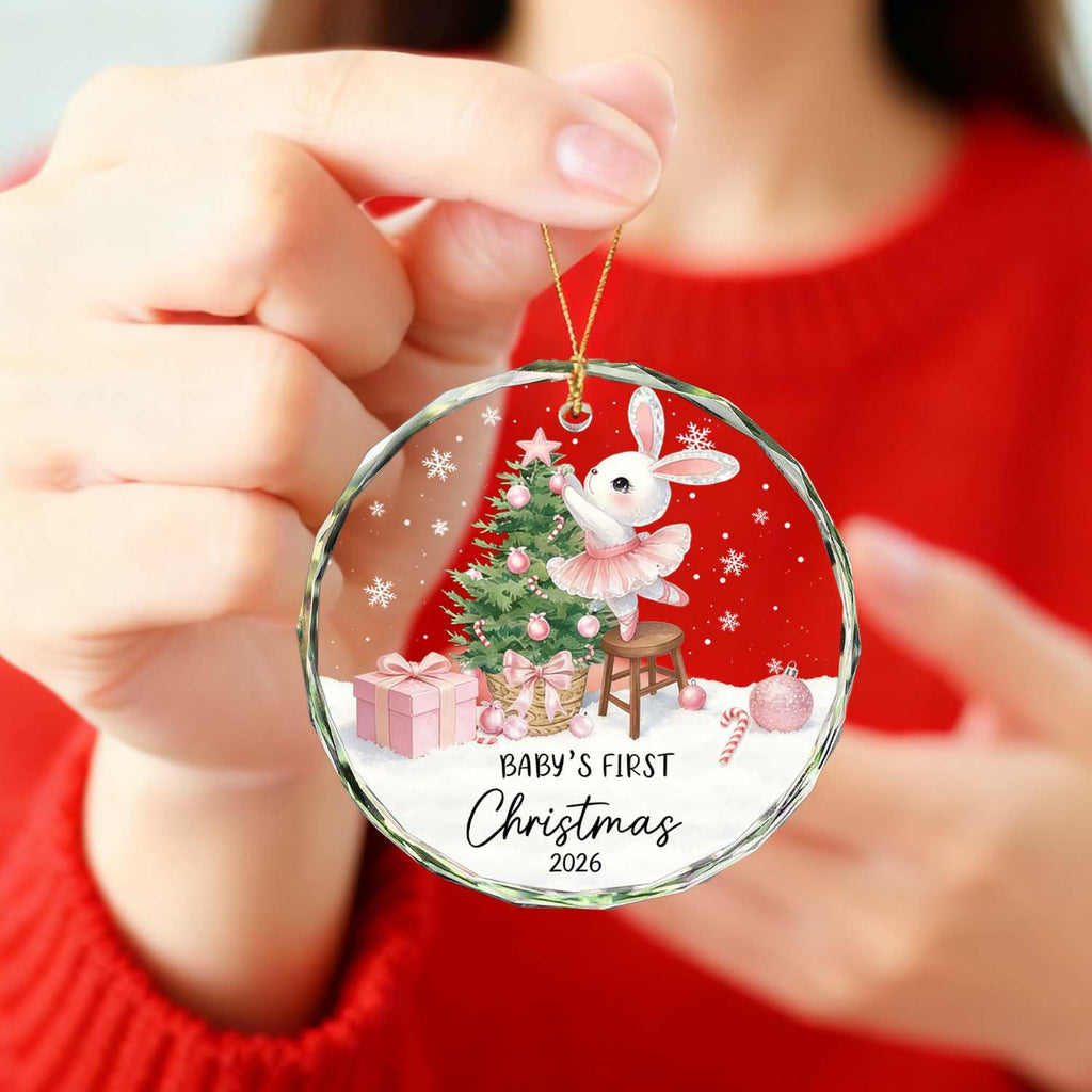 Baby Girl First Christmas Ornament D11798