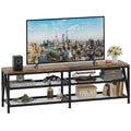 63" TV Stand with 3-Tier Storage Shelves E2338
