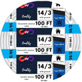 14 Gauge 3 Conductor NM-B Electrical Wire 100 Ft Y22343