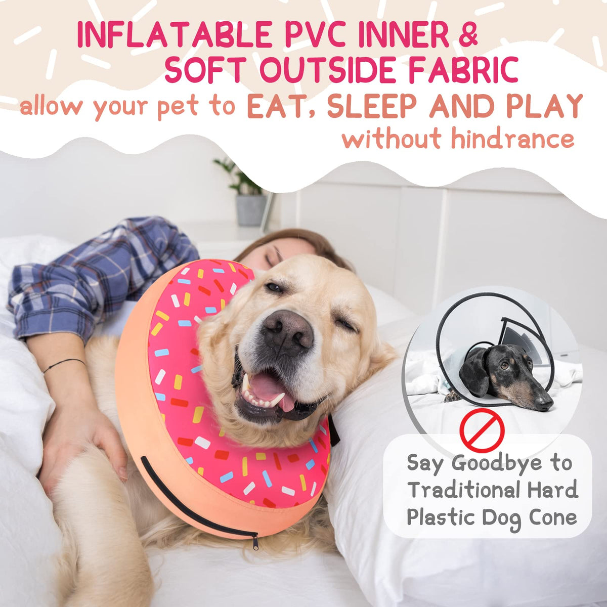 Inflatable Dog Cone Collar M940