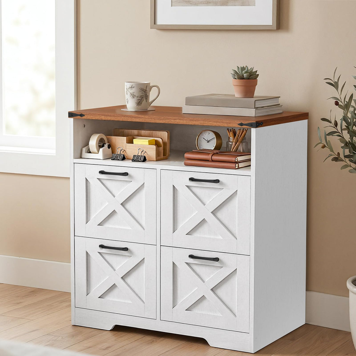 4 Drawer File Cabinet J15149