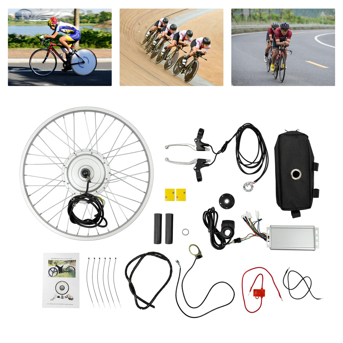 36V 750W Front Brushless Motor Electric Bicycle Conversion Kit Q570