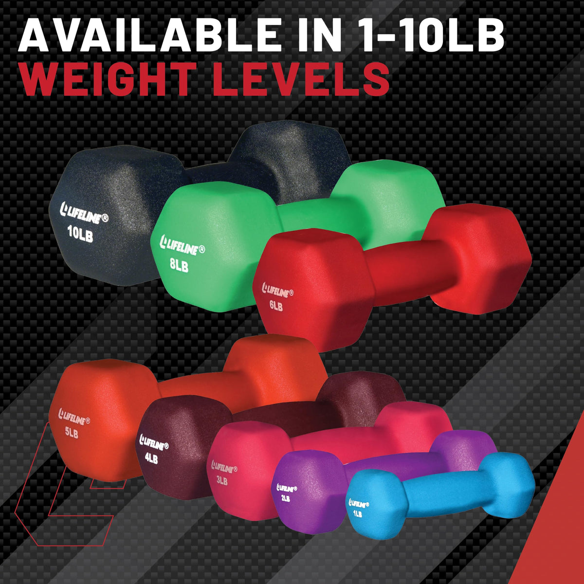 Neoprene Dumbbell Weights X6670