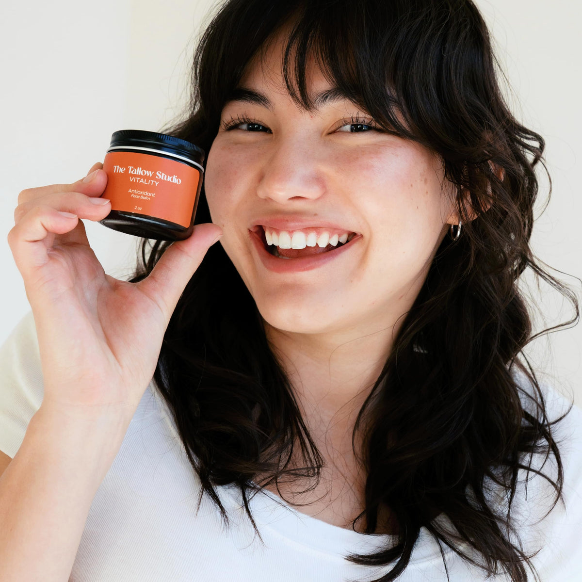 Tallow Face Balm with Cacay Oil, Frankincense & Astaxanthin 1 oz O2129
