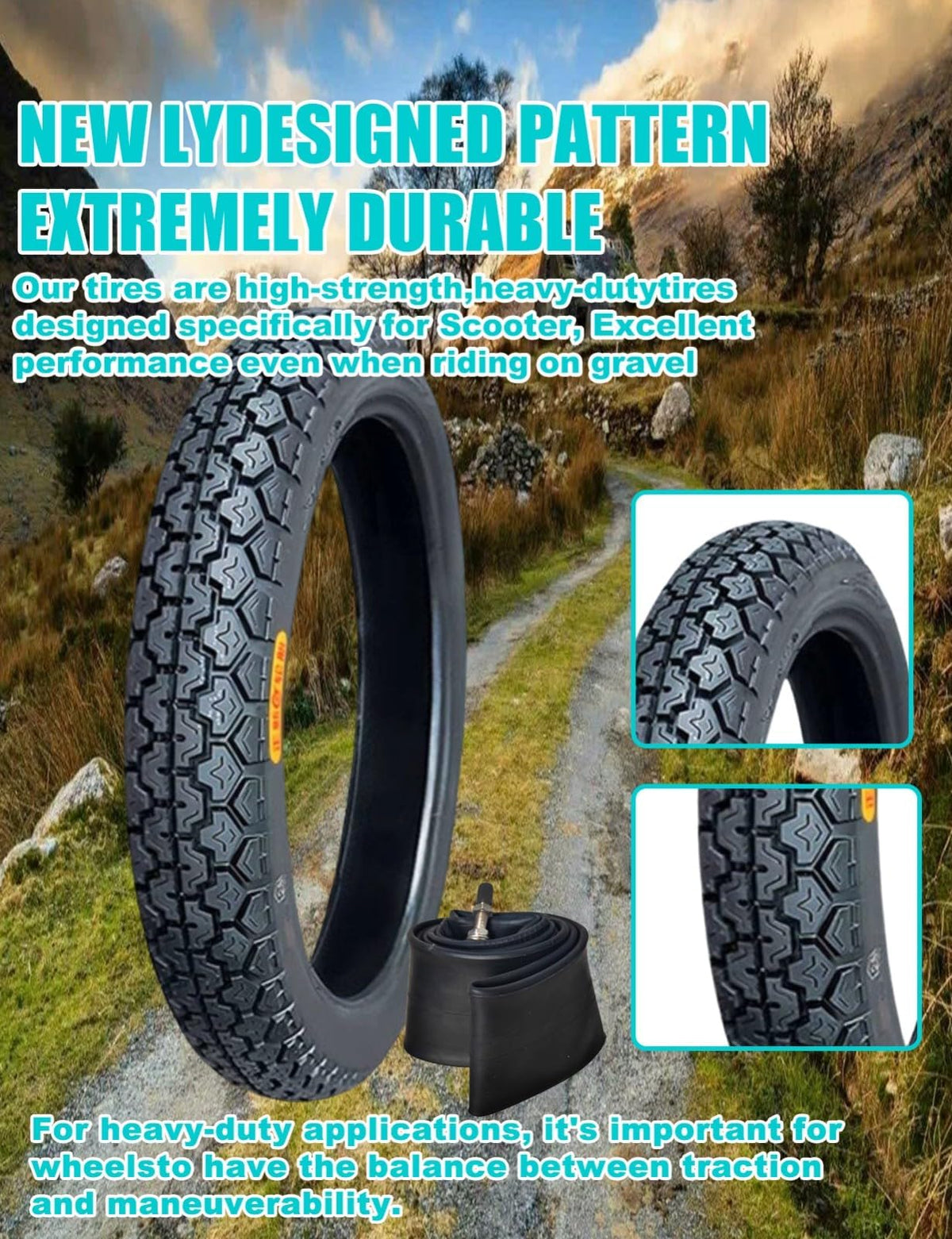 17 Dirt Bike Tire and Tube Set P5885