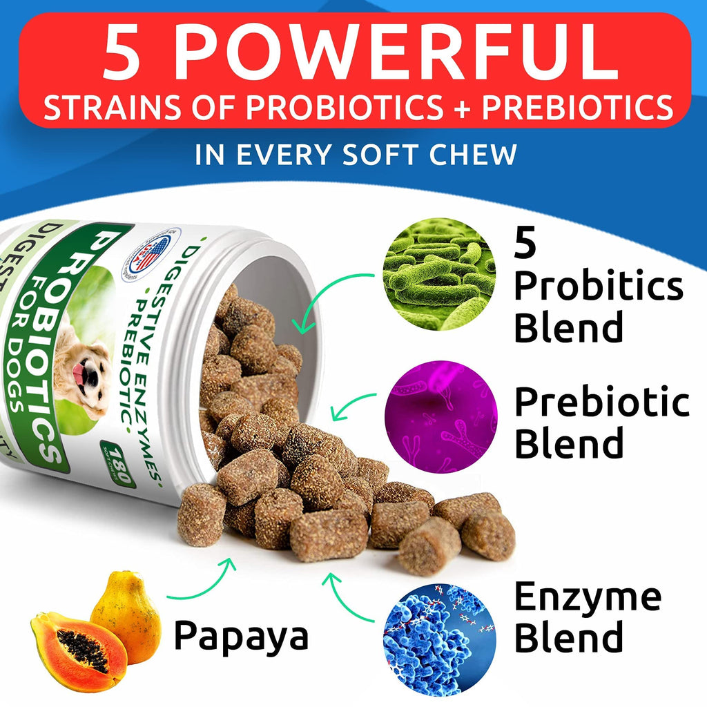 Dog Probiotics Chews + Omega 3 Bundle N2334