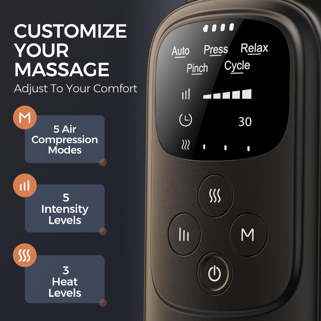 Air Compression Foot and Ankle Massager with Heat E471