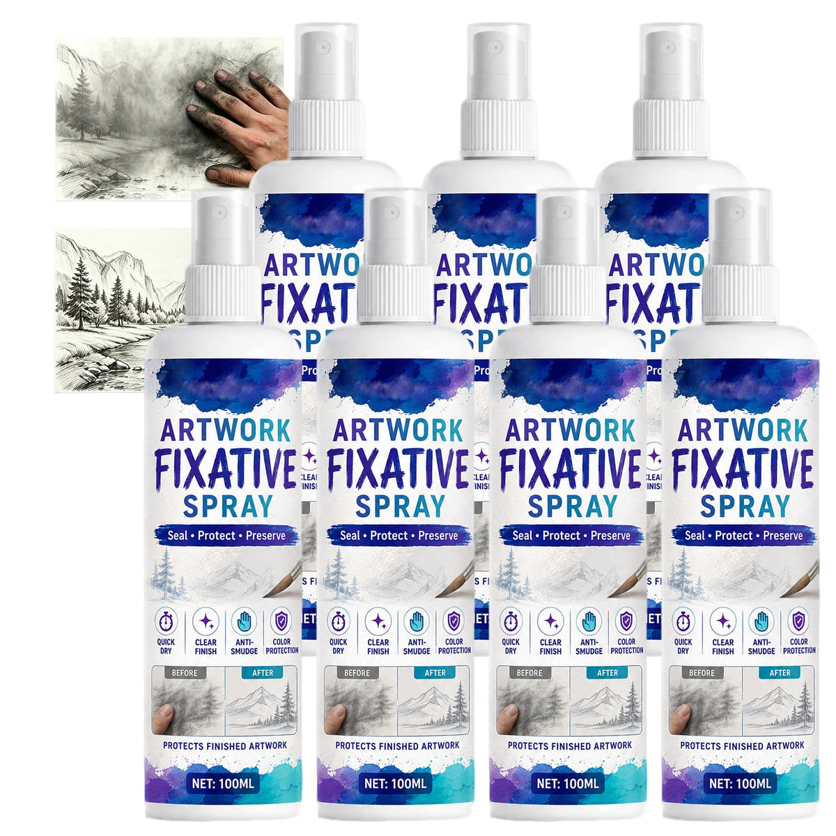 100ml Workable Fixative Spray V645852