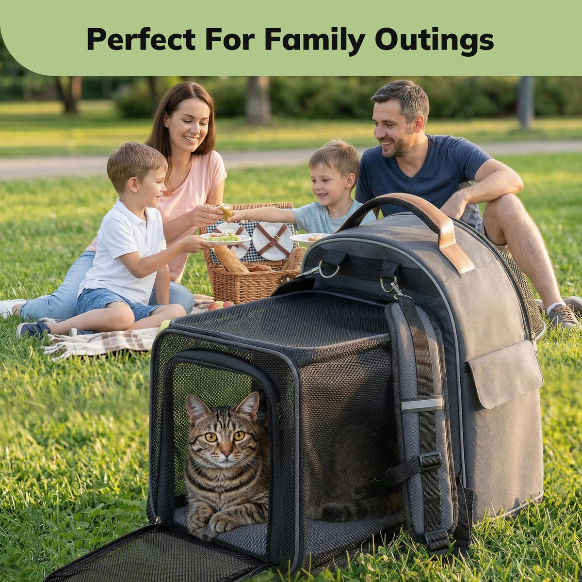 Expandable Cat Carrier Backpack L61224