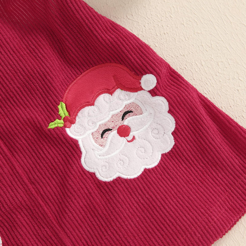 Baby Girl Lace Romper and Corduroy Skirt Outfit Z86775