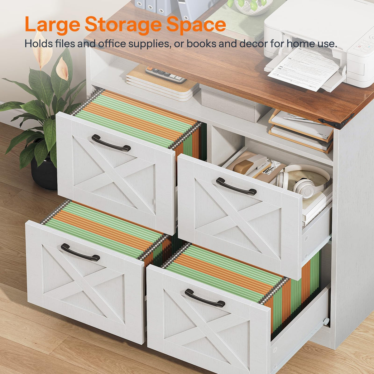 4 Drawer File Cabinet J15149