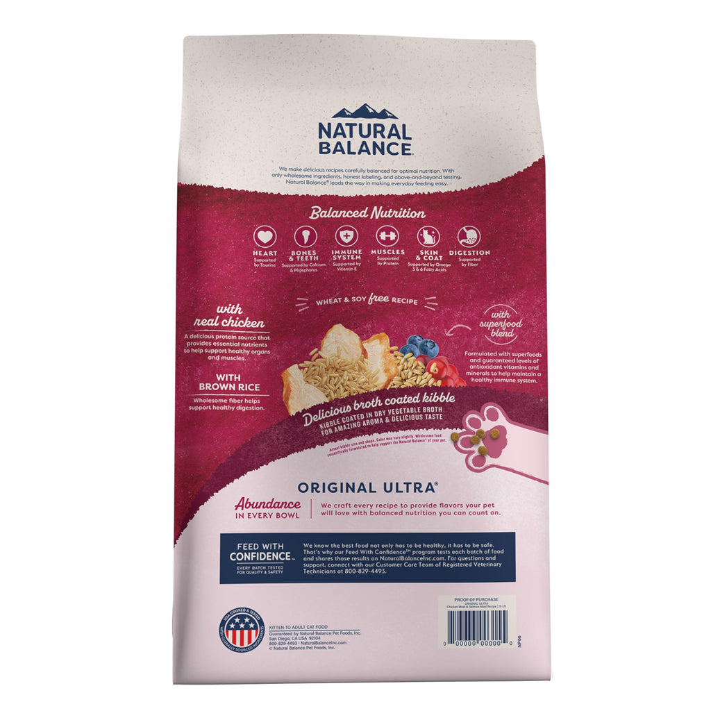 Dry Cat Food Chicken Meal & Salmon Meal 15 lb H266345