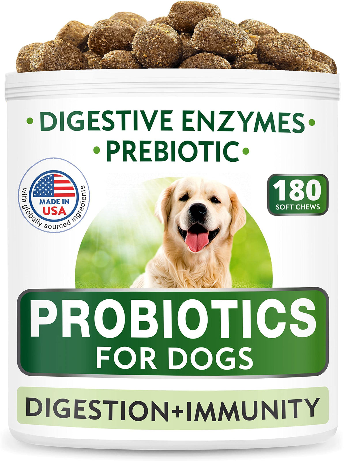 Dog Probiotics Chews + Omega 3 Bundle N2334