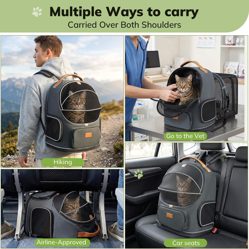 Expandable Cat Carrier Backpack L61224
