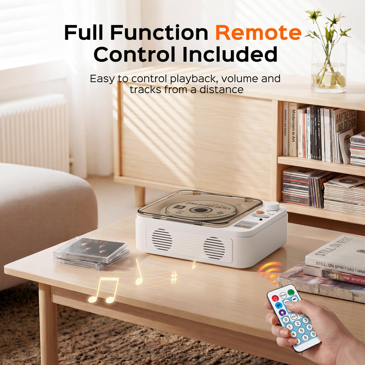 Portable CD Player with Bluetooth Q2656