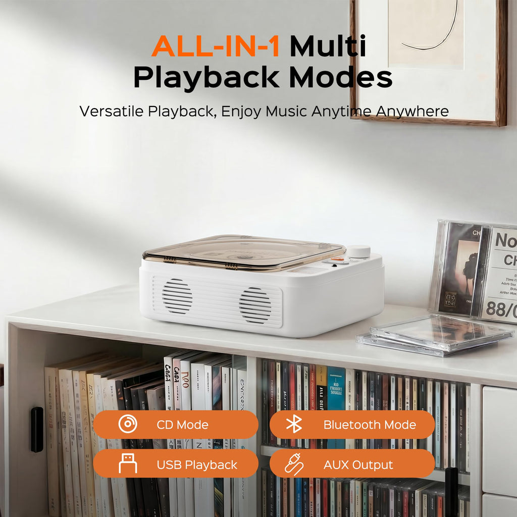 Portable CD Player with Bluetooth Q2656