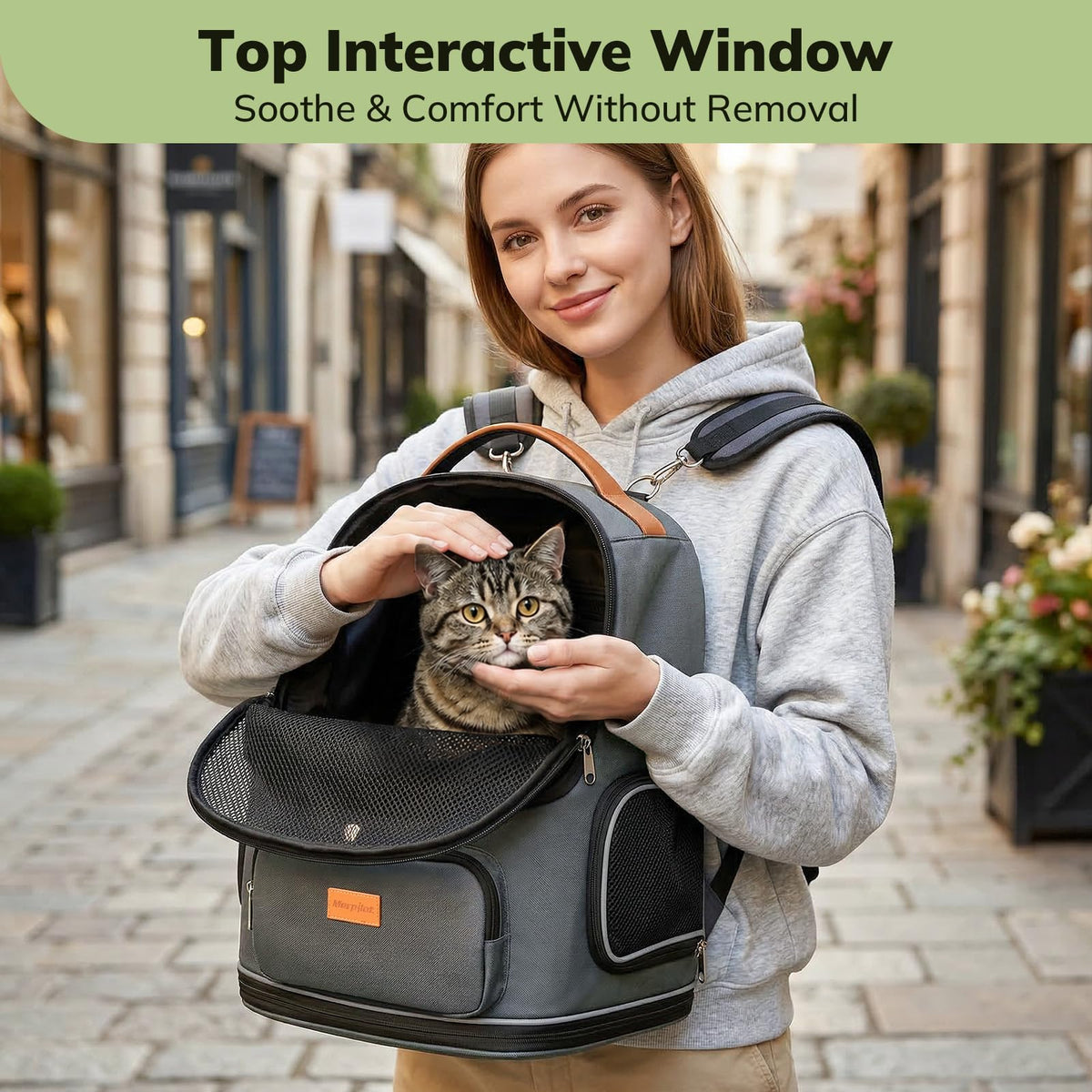 Expandable Cat Carrier Backpack L61224