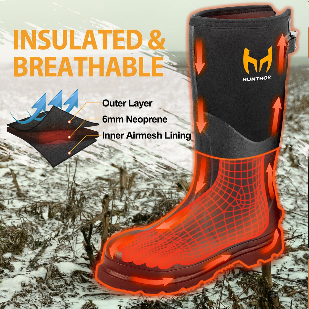 Steel Toe Rubber Work Boots A936248