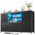 Black Wood Grain Dresser G7862