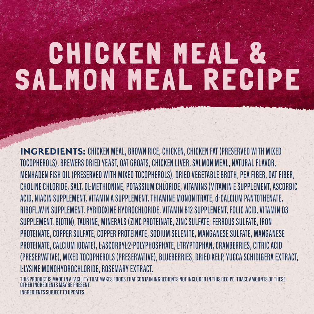 Dry Cat Food Chicken Meal & Salmon Meal 15 lb H266345