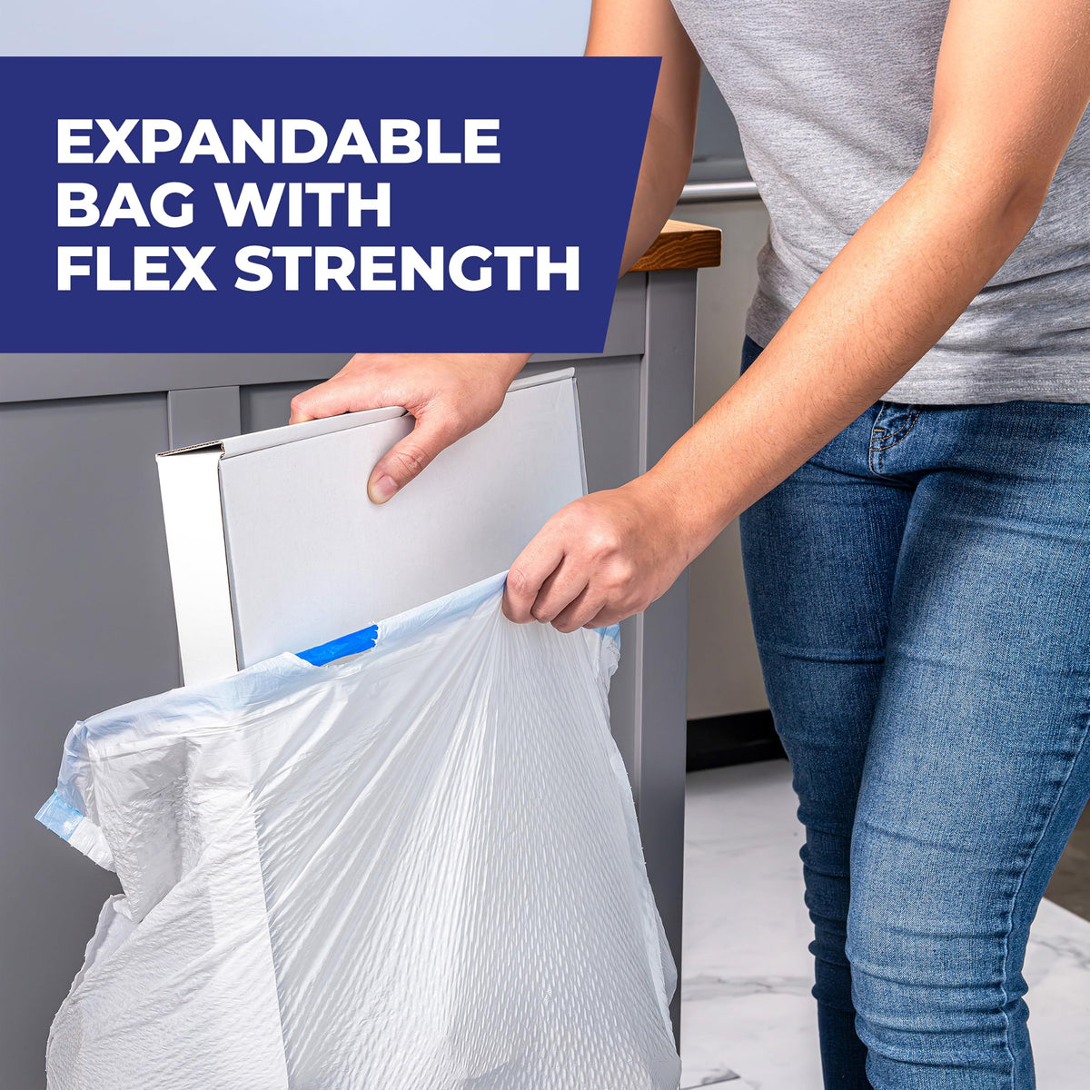 13 Gal Lavender Vanilla Kitchen Trash Bags W9201