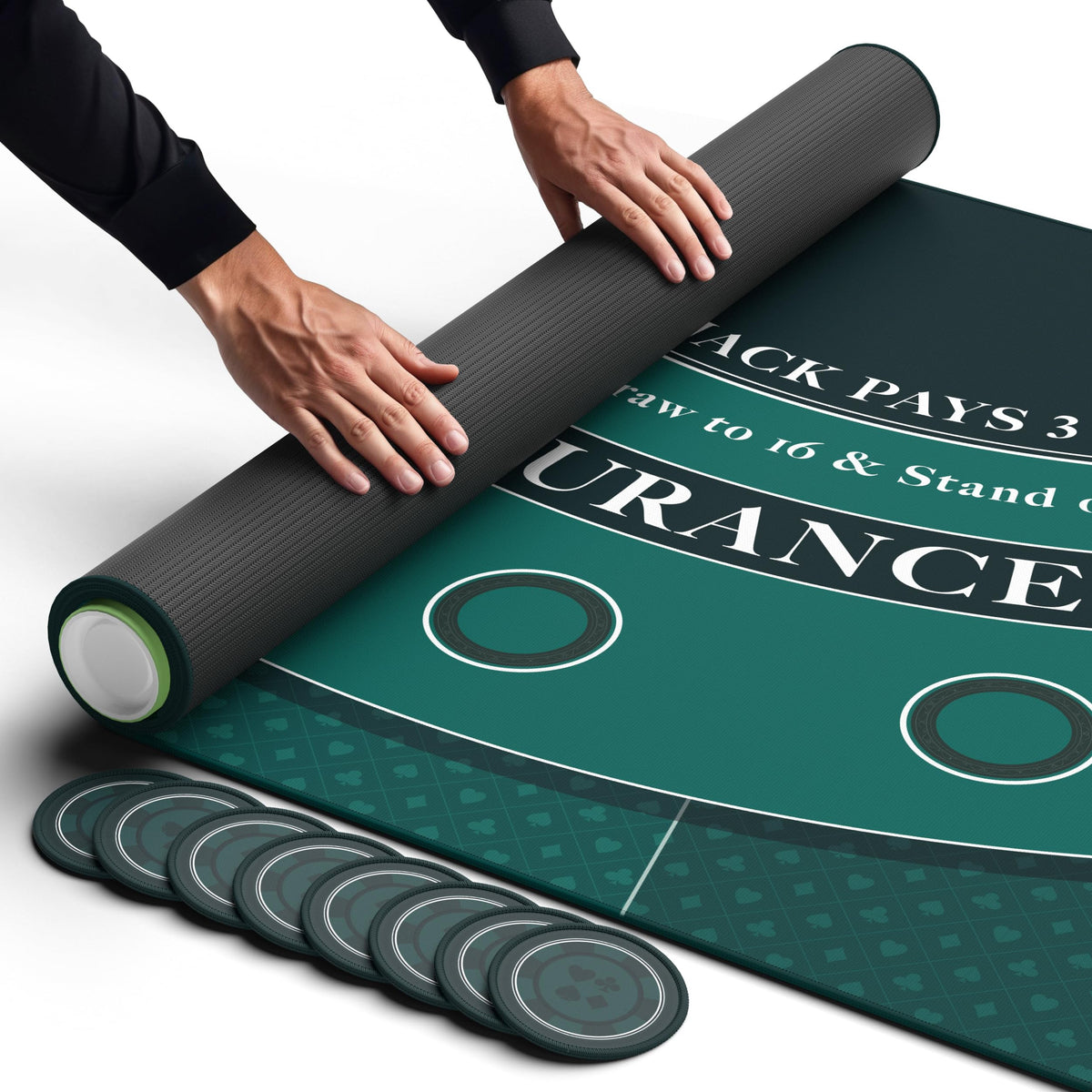 Blackjack Mat 70" x 30" Q21183