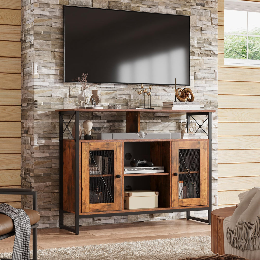 43 Inch TV Stand with Storage Cabinet J893635