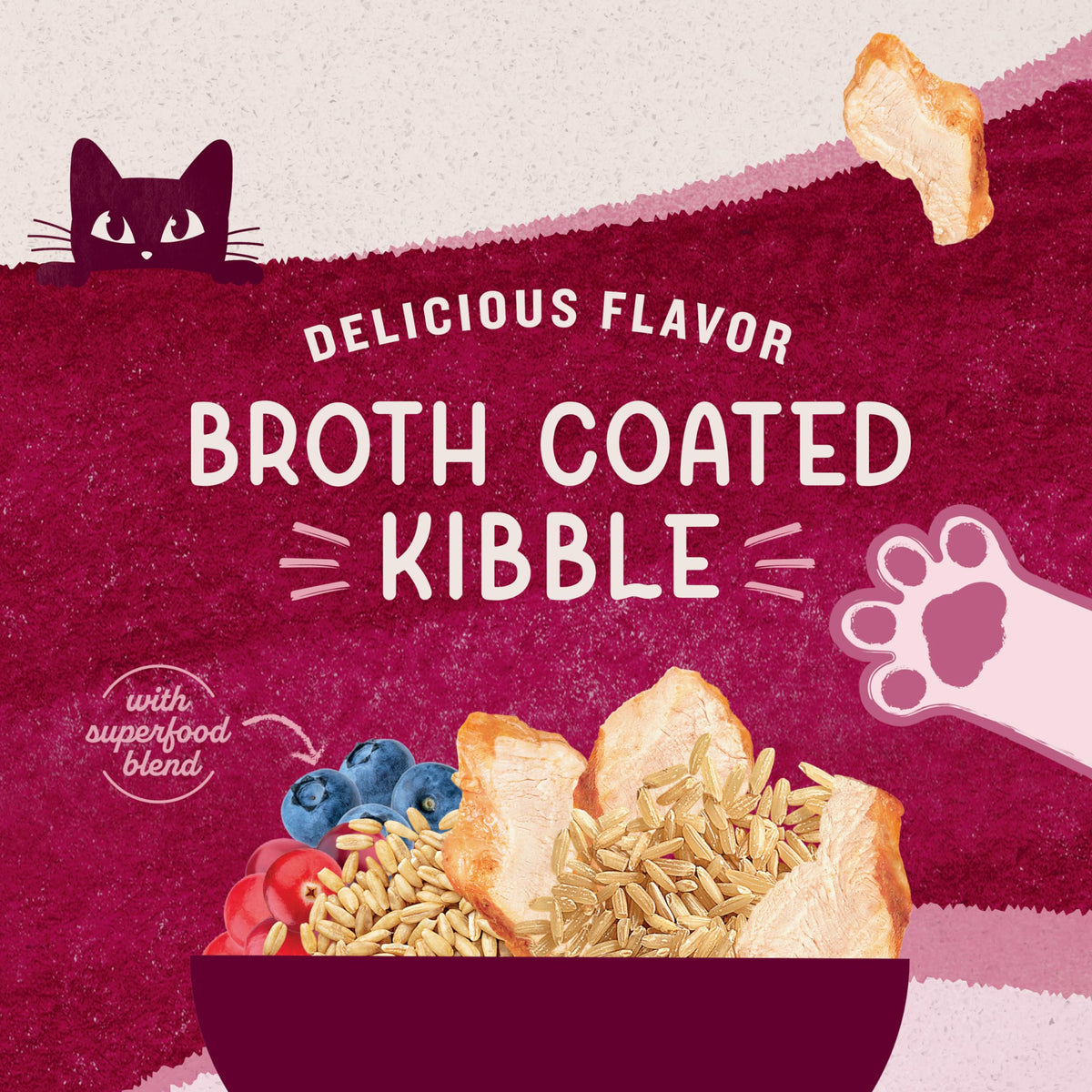 Dry Cat Food Chicken Meal & Salmon Meal 15 lb H266345