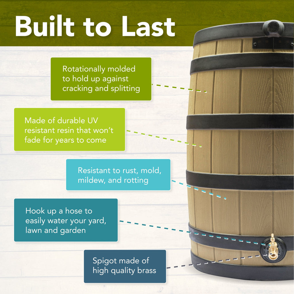 50 Gallon Rain Barrel U576818