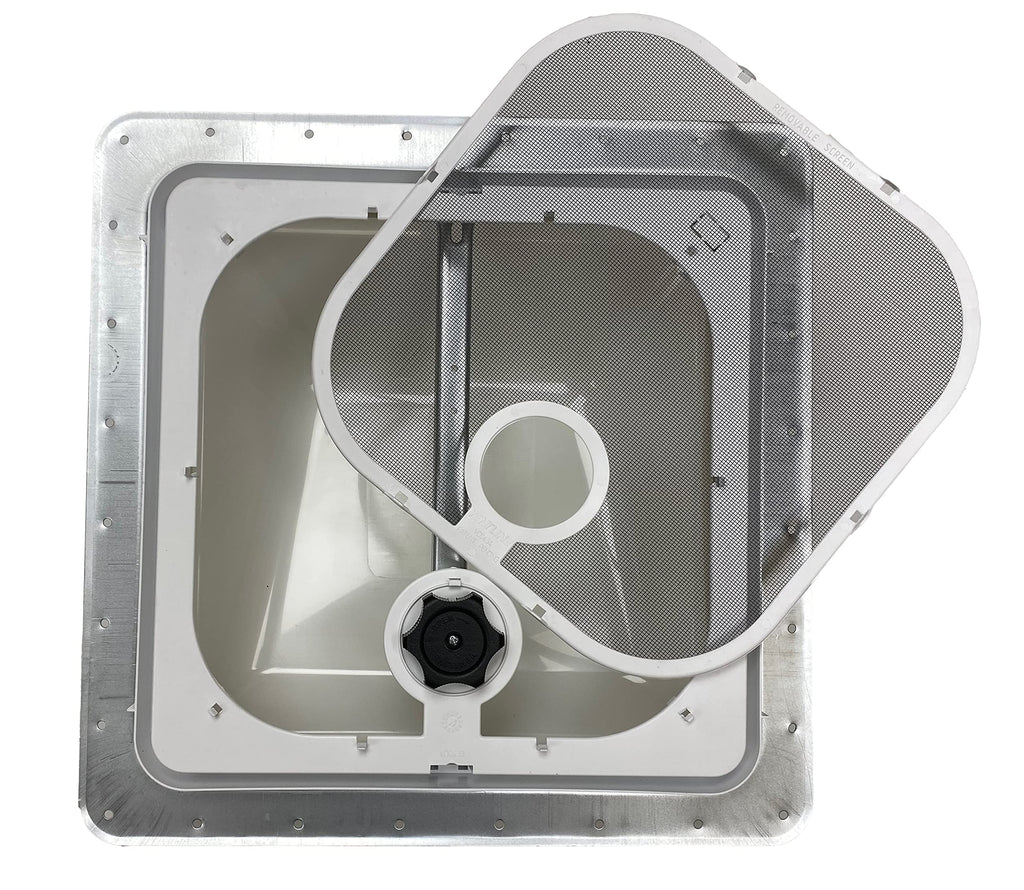14" RV Roof Vent White Lid Non-Powered L578820